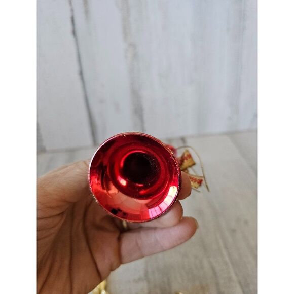 Tuba horn guitar ornaments set lot gold red - Picture 10 of 10